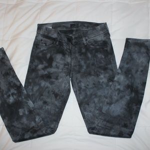 MOTHER Jeans, Camouflage grey, Size 24 Skinny